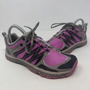 Topo Athletic Running Trail Shoes Berry Black‎ Purple Women's Size 7